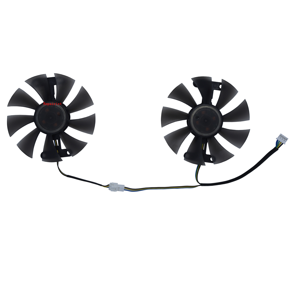 Rx 580 8Gb 2048Sp Gpu - 2Pcs/Set,Video Card Fan,85MM Diameter,GPU Cooler,GA91S2H,For SJS