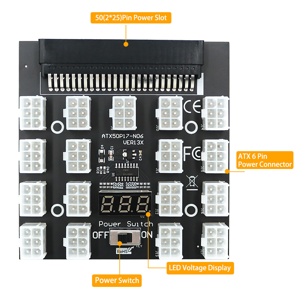 For DELL 750W 1100W 1600W 2000 - 2400W Server Psu Breakout Board review and price